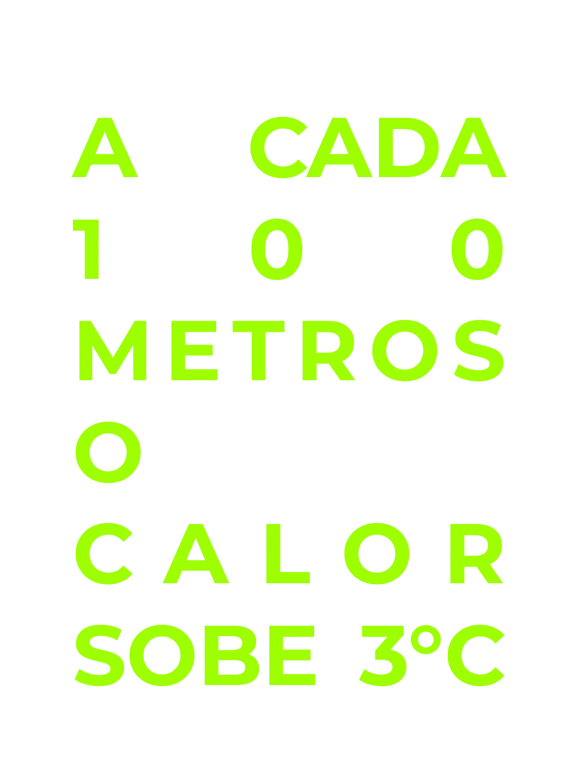 A Cada 100 Metros O Calor Sobe 3°C